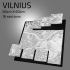 3D Vilnius | Digital Files | 3D STL File | Vilnius 3D Map | 3D City Art | 3D Printed Landmark | Model of Vilnius Skyline | 3D Art image