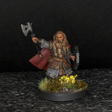 Picture of print of Vegdrasill Strong brow, Captain of the Dwarves of the Saphire Ridges