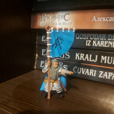 Picture of print of Andvari, Banner Bearer of the Saphire Ridges