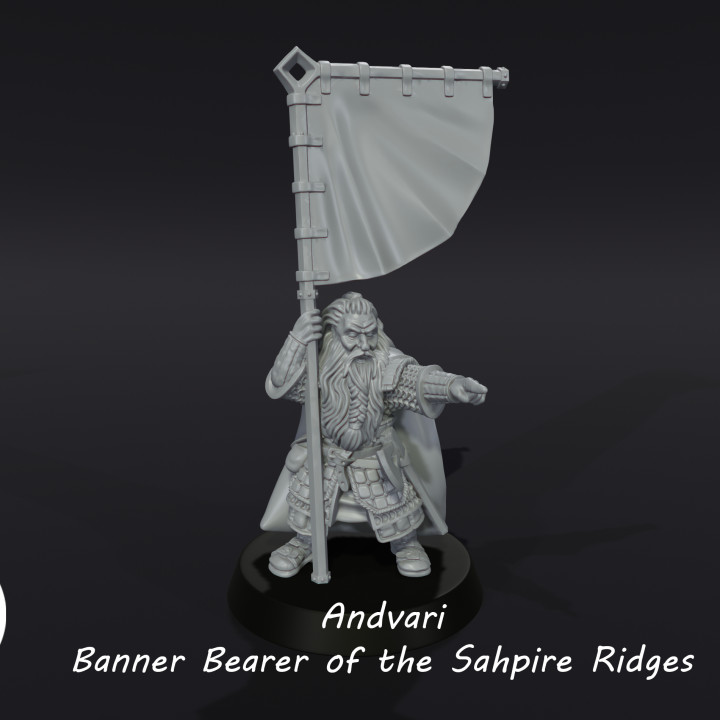 $2.00Andvari, Banner Bearer of the Saphire Ridges