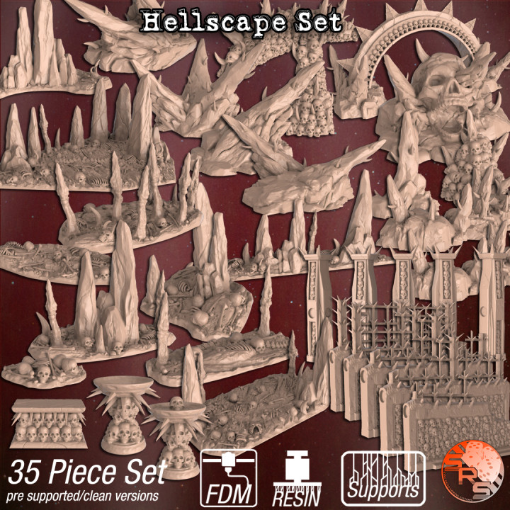 Hellscape Themed Scatter Terrain's Cover