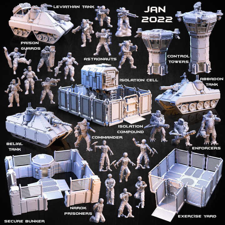 $39.99Narok Lunar Prison Collection - suppress the inmate riot and control your base!