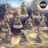 Night's Cult Army Bundle (10 miniatures) - Part 2 – 3D Printable Miniature – STL file image