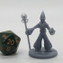 Final Fantasy Tactics inspired, male Time Mage, Tabletop DnD miniature, image