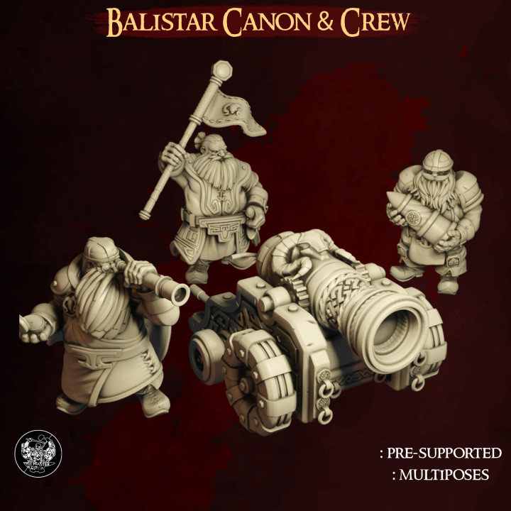 Balistar Canon & Crew - Dwarf Army's Cover