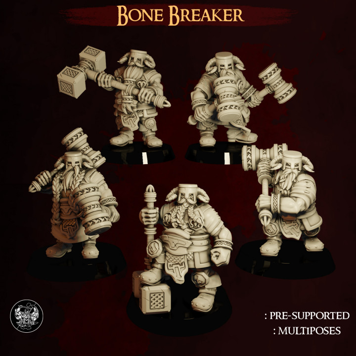Bone Breaker - Dwarf Army's Cover