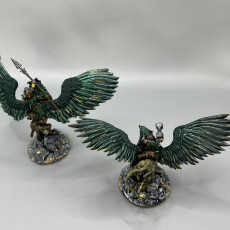 Picture of print of Dwarf Gryphon Rider
