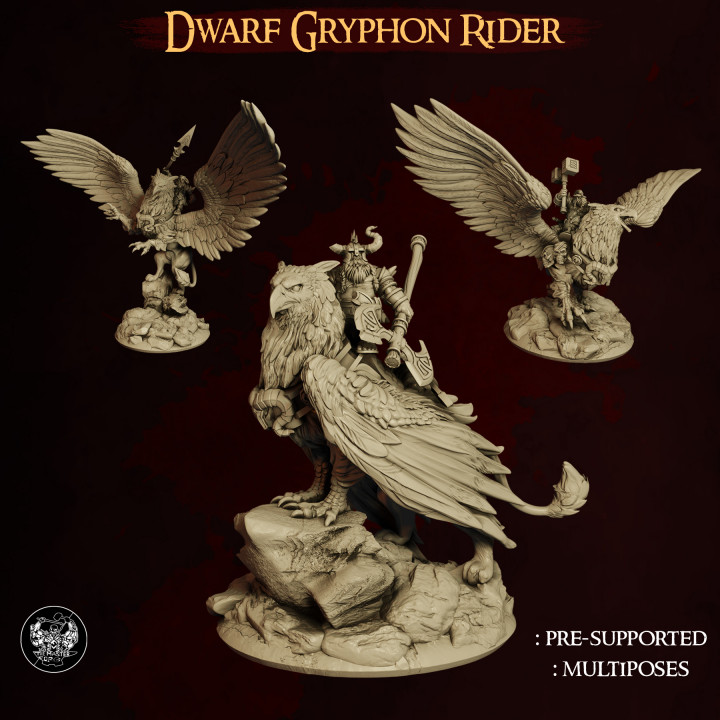 Dwarf Gryphon Rider's Cover