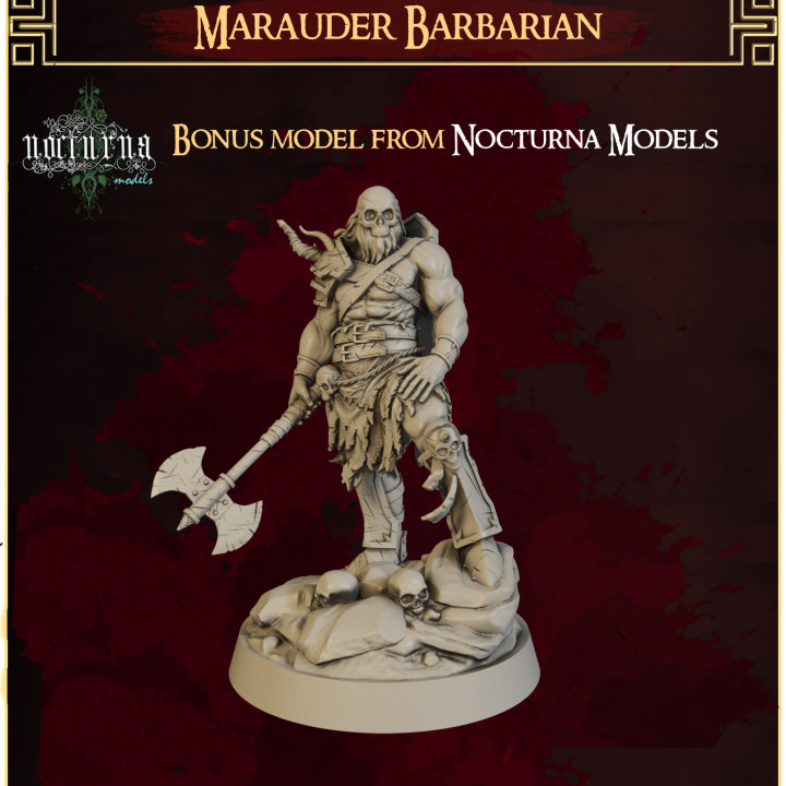 Marauder Barbarian - Nocturna Models's Cover
