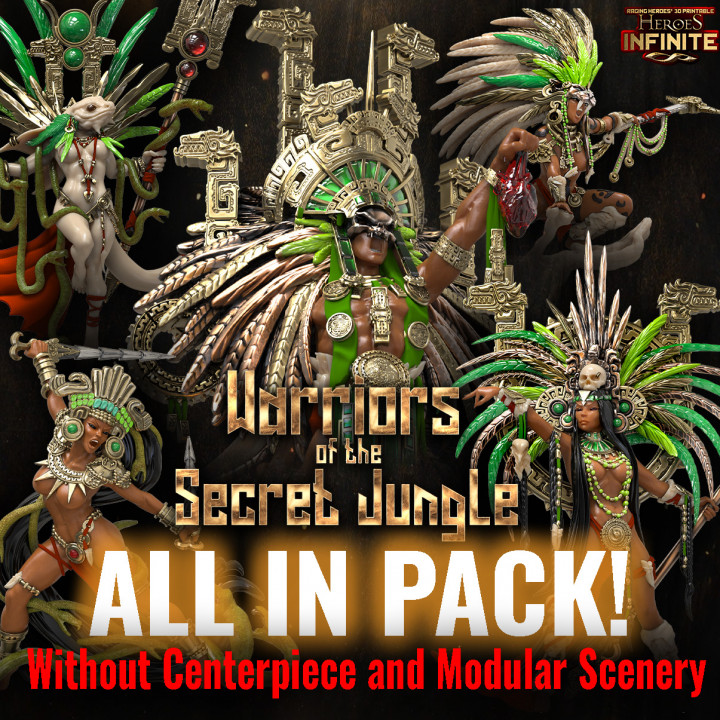 $160.00Warriors of the Secret Jungle All in Pack (without scenery/Centerpiece)