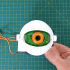 51mm 3D printed animatronic eye mechanism image