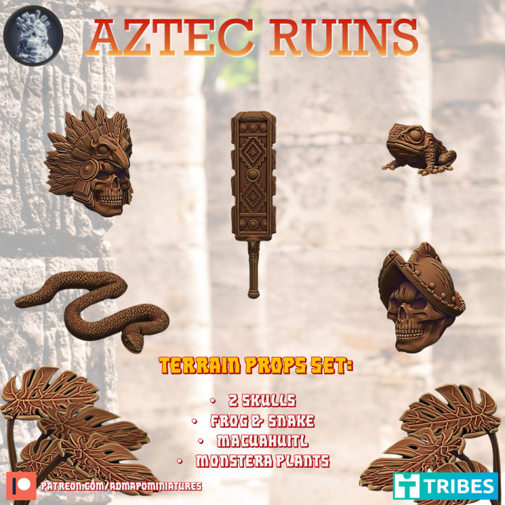$3.00Aztec Deco Props (Pre-supported)