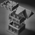 Printable Cityblocks - 4 Buildings und Ruins image