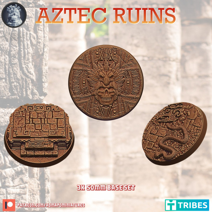 $4.00Aztec Ruins Base Set 3x50mm(Pre-supported)