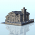 House with chimney 1 - Hobbit medieval scenery terrain wargame image