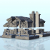 House with chimney 1 - Hobbit medieval scenery terrain wargame image