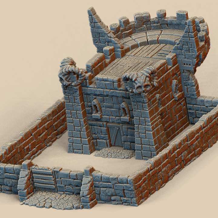 Free Skull Mini Castle