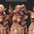 Drow Cleric Pose 3 - 4 Variants and 2 Pinups image