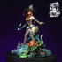 Hazel The Pumpkin Witch - 75mm Pin Up (Presupported) image