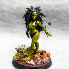 Picture of print of Gwendrel the Troll Maiden - Svartwood Trolls Beauty (Fantasy Pinup)