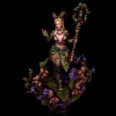 Picture of print of Fey-touched Faun Goddess - Renmaeth