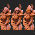 Space Elf Female Soldier Pose 4 - 8 Variants and 2 Pinups image