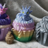 Cupcake Dragon - Piggy Bank - No Supports Needed! image