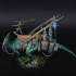 Parasaurolophus mounted by fishermen kenku print image