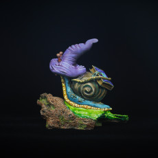 Picture of print of Snail wizard