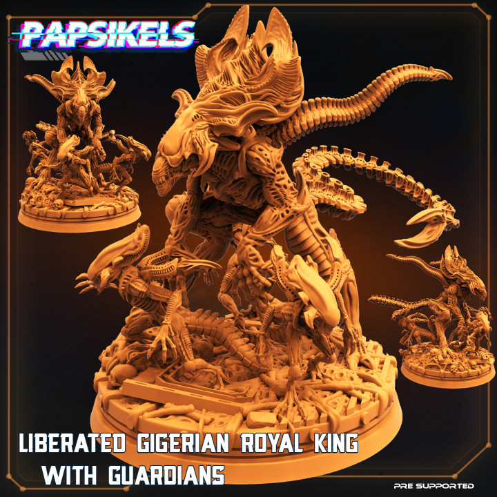 $14.99LIBERATED GIGERIAN ROYAL KING WITH GUARDIANS