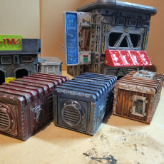 Picture of print of Flatline City - Modular Container Buildings