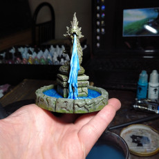 Picture of print of Stone Dragon Fountain