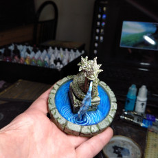 Picture of print of Stone Dragon Fountain