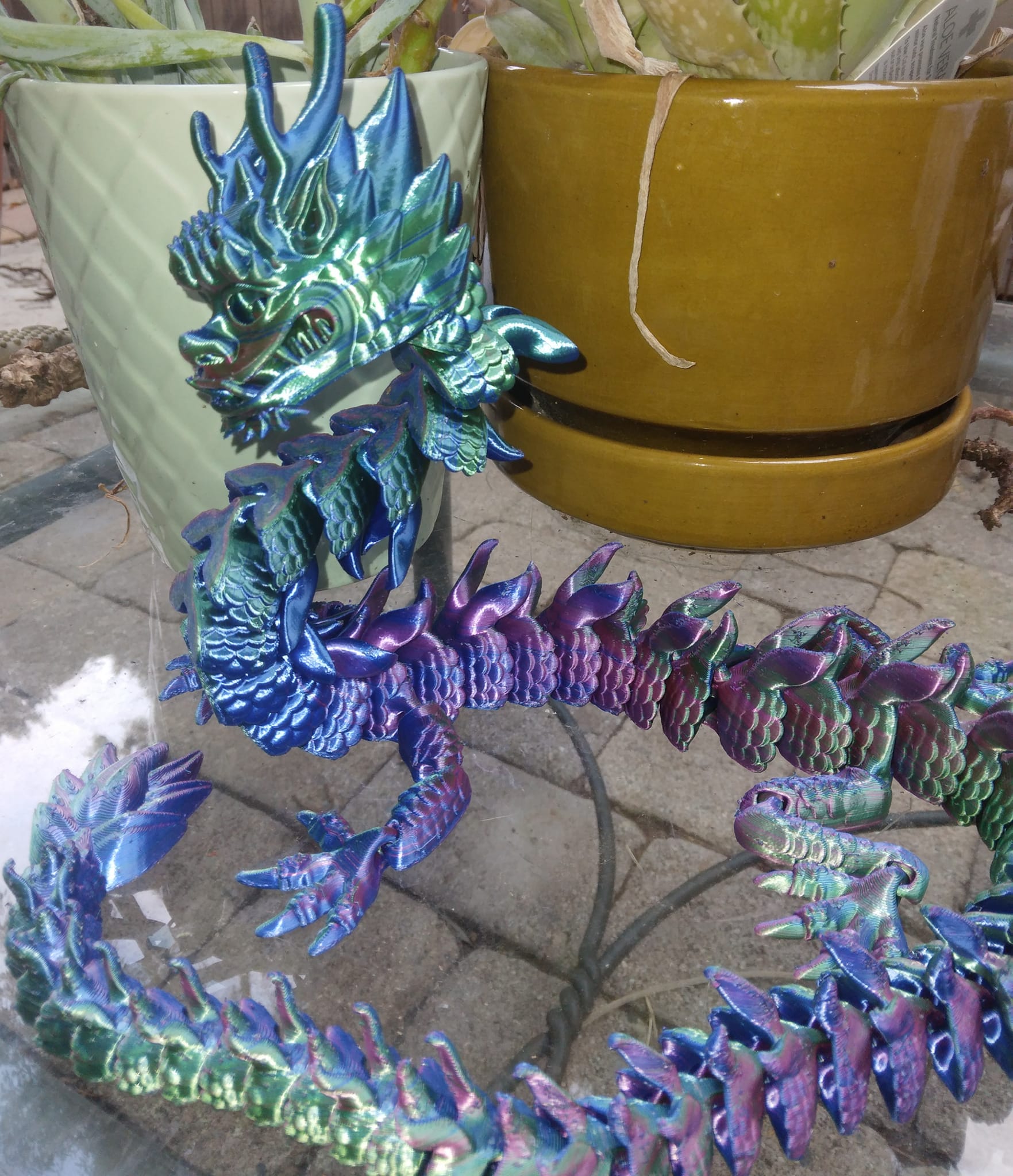 3D print Flexi Print-in-Place Imperial Dragon • made with Creality