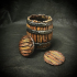 Barrel Vintage Stylized High Quality - Stand Base For Miniature Figures - Pencil Holder - Vase - Mug print image