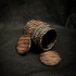 Barrel Vintage Stylized High Quality - Stand Base For Miniature Figures - Pencil Holder - Vase - Mug print image