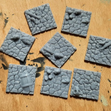 Picture of print of Cracked Desert Bases (Square)