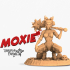 Femme Fatale Issue #001: Moxie the Brutale [ Female Tiefling Barbarian Pinup Miniature ] image
