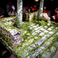 Picture of print of Japanese Torii Gate - Custom Base For Miniature - Figure
