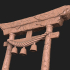 Japanese Torii Gate - Custom Base For Miniature - Figure image