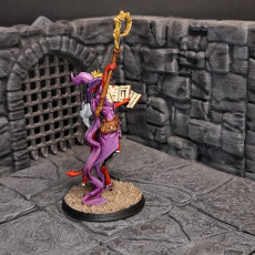 Picture of print of Nendra - Teifling High Mage - PRESUPPORTED - 32 mm scale