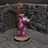 Nendra - Teifling High Mage - PRESUPPORTED - 32 mm scale print image