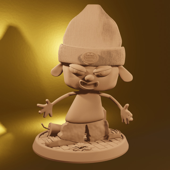 Parappa the Rapper - Figure and Base PRE-SUPPORTED