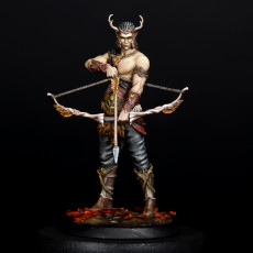 Picture of print of Archer wood elf 1 32mm pre-supported