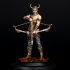 Archer wood elf 1 32mm pre-supported print image