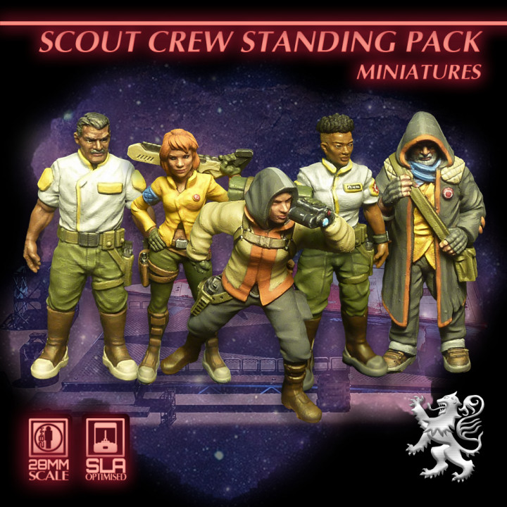 Scout Crew Standing Pack Miniatures's Cover