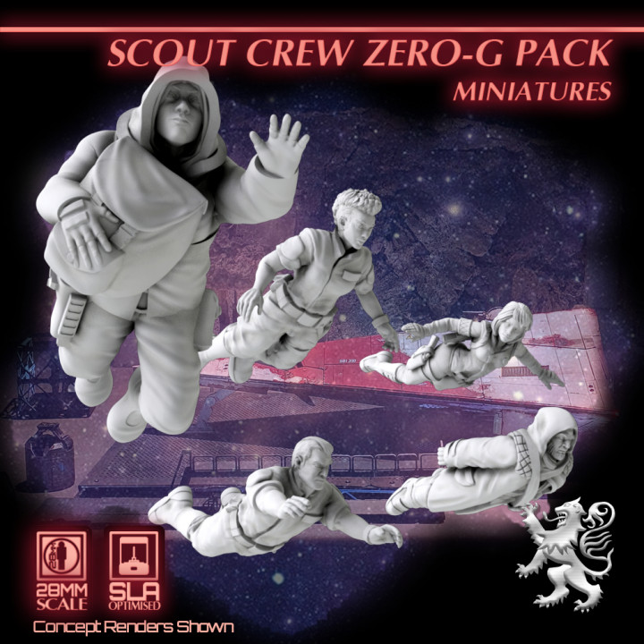 Scout Crew Zero-G Pack Miniatures's Cover