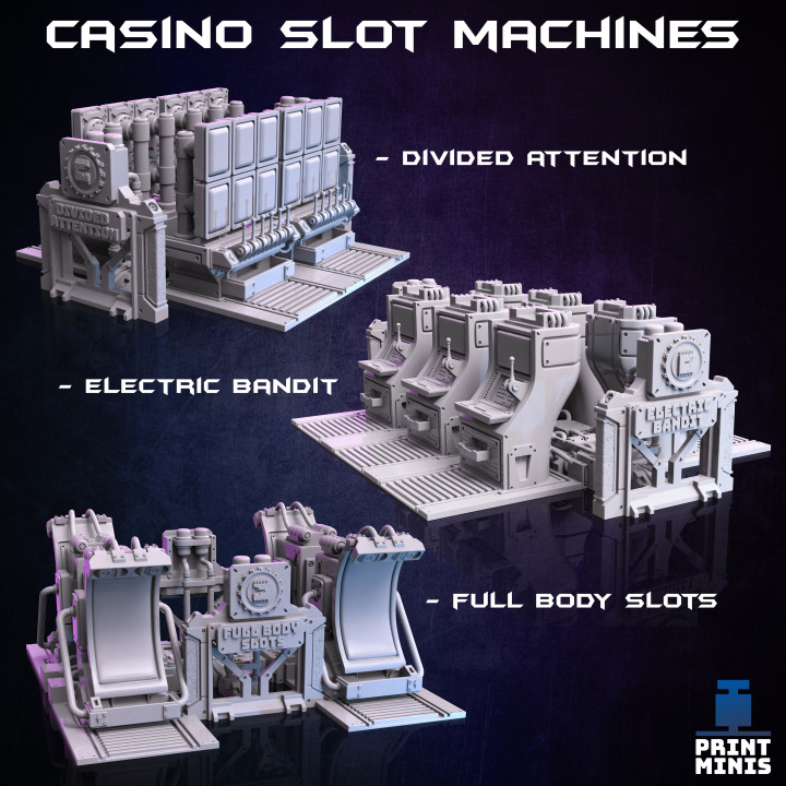 $7.99Casino Games - Slot Machines x3 - Broken Chip Collection