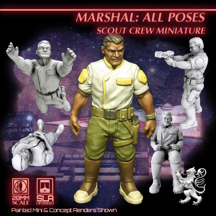 $10.00Marshal: All Poses - Scout Crew Miniature