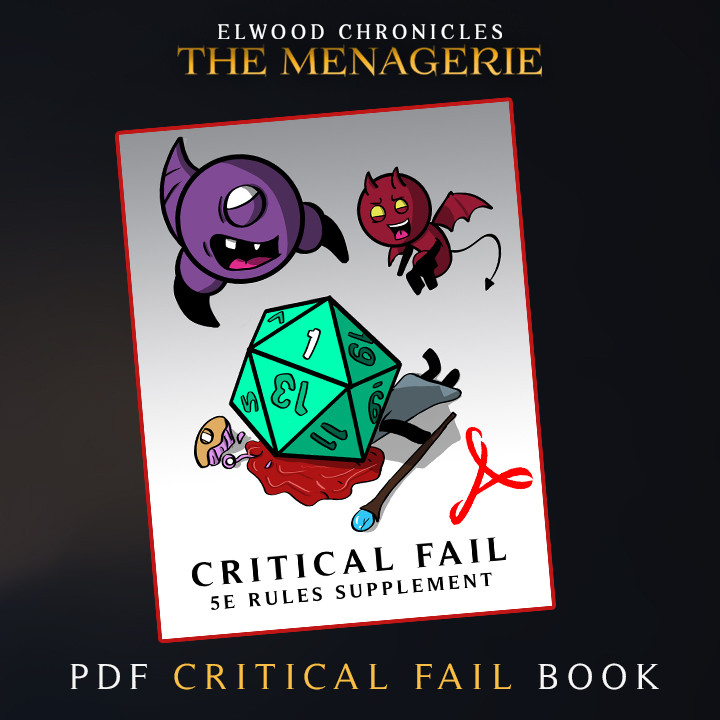 PDF - Critical Fail: 5E Rules Supplement's Cover